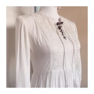 Forever 21 White romantic dress S